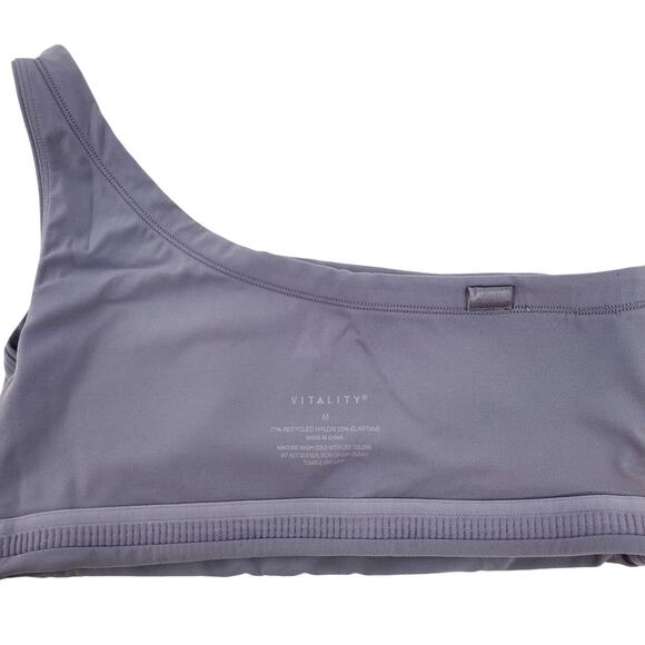 Vitality Womens Medium Cloud II Asym Asymmetrical Sports Bra Purple Pre-Owned - Picture 3 of 3